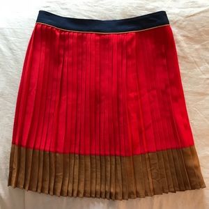 Land’s End Gatsby colorblock pleated skirt